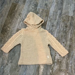 Zara hooded knit sweater